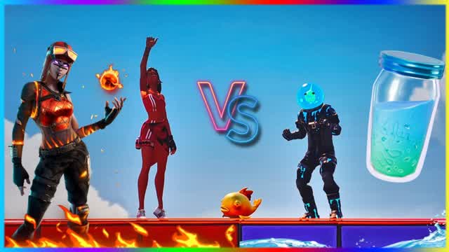 RED VS BLUE Fire VS Water