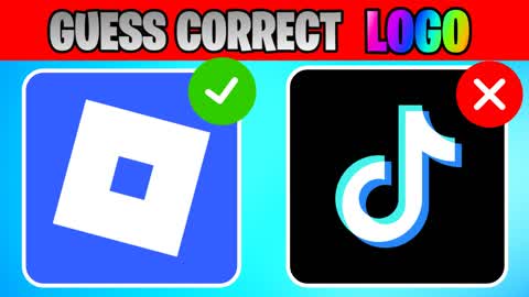 GUESS THE LOGO 🔎 FUN PARKOUR MINIGAME🧩