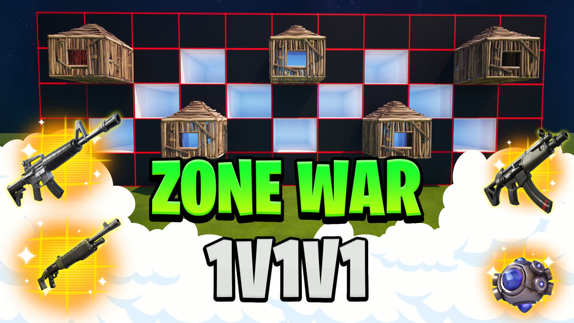 ZONE WAR PRO 1V1V1 - 1v1