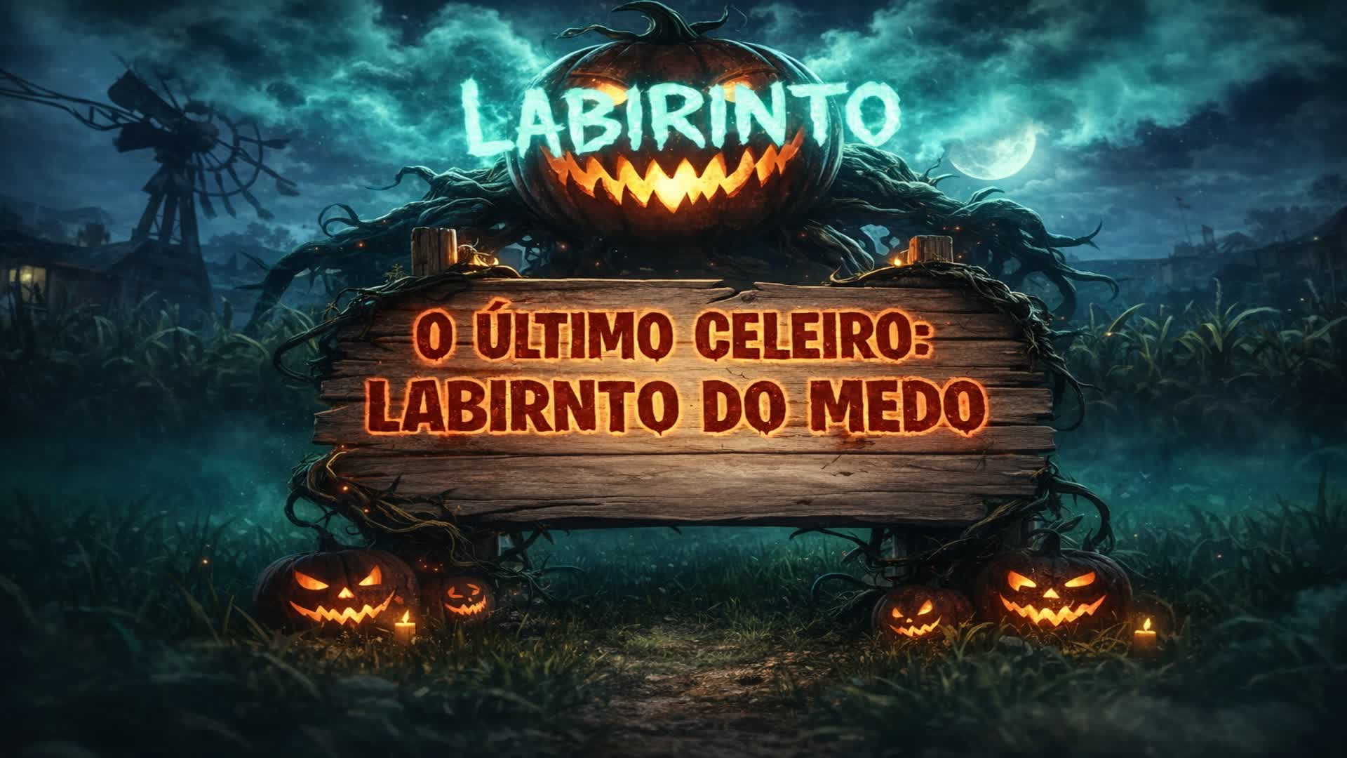 🎃🌾 Último Celeiro: Labirinto Medo 🌾🎃