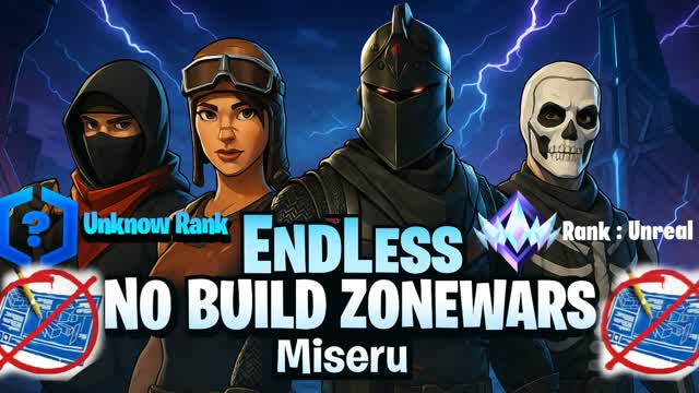 NO BUILDING  ZONEWARS RANKED🏆  - Miseru