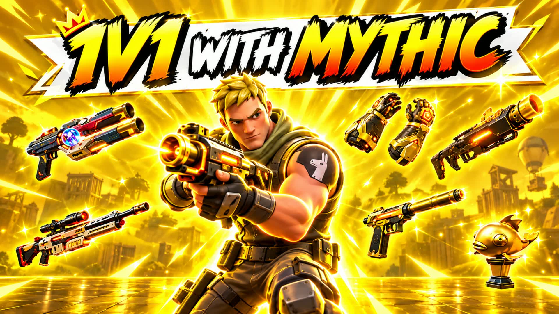 1V1 WITH MYTHIC&EXOTIC