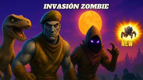 Invasión de Dinosaurios Bichos y Zombies