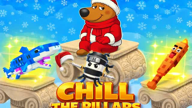 CHILL GUY THE PILLARS!❄️😝