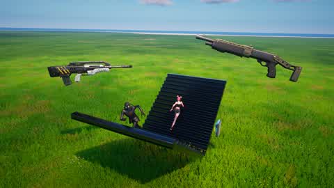 1v1 build fight map📝[new season guns]