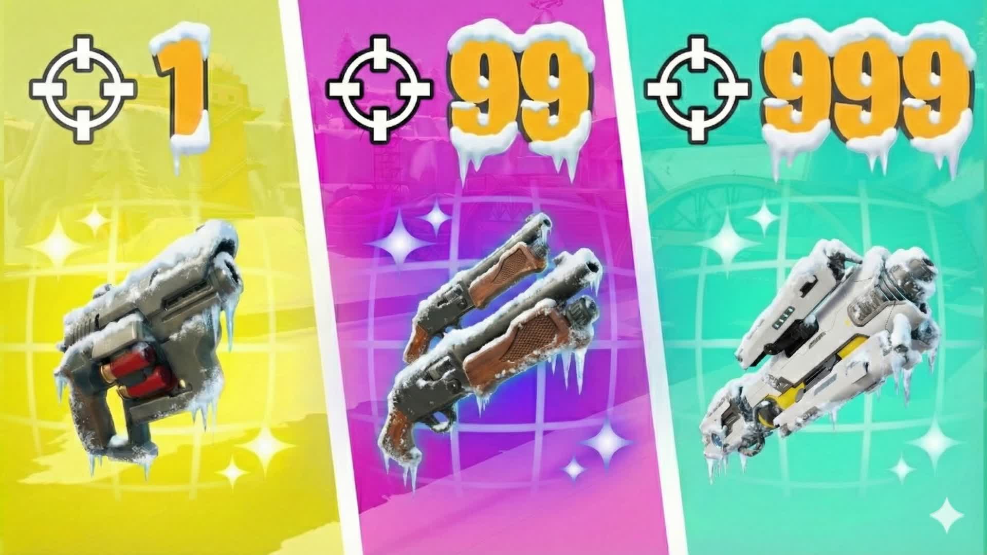 ❄️Frosty Gun Game❄️Winter One Shot🎯Bots