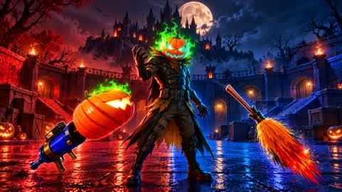 HALLOWEEN PUMPKIN RED VS BLUE đ´đľ