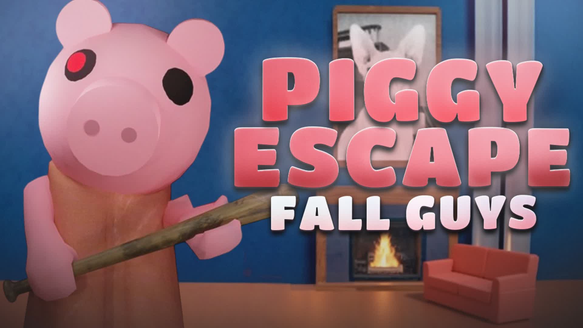 ESCAPE FROM PIGGY FALL GUYS