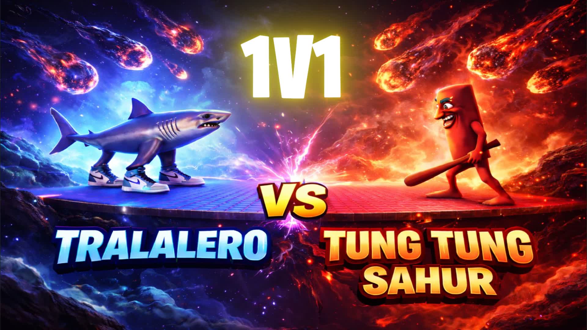 1V1 Tralalero Tralala vs Tung Tung Sahur