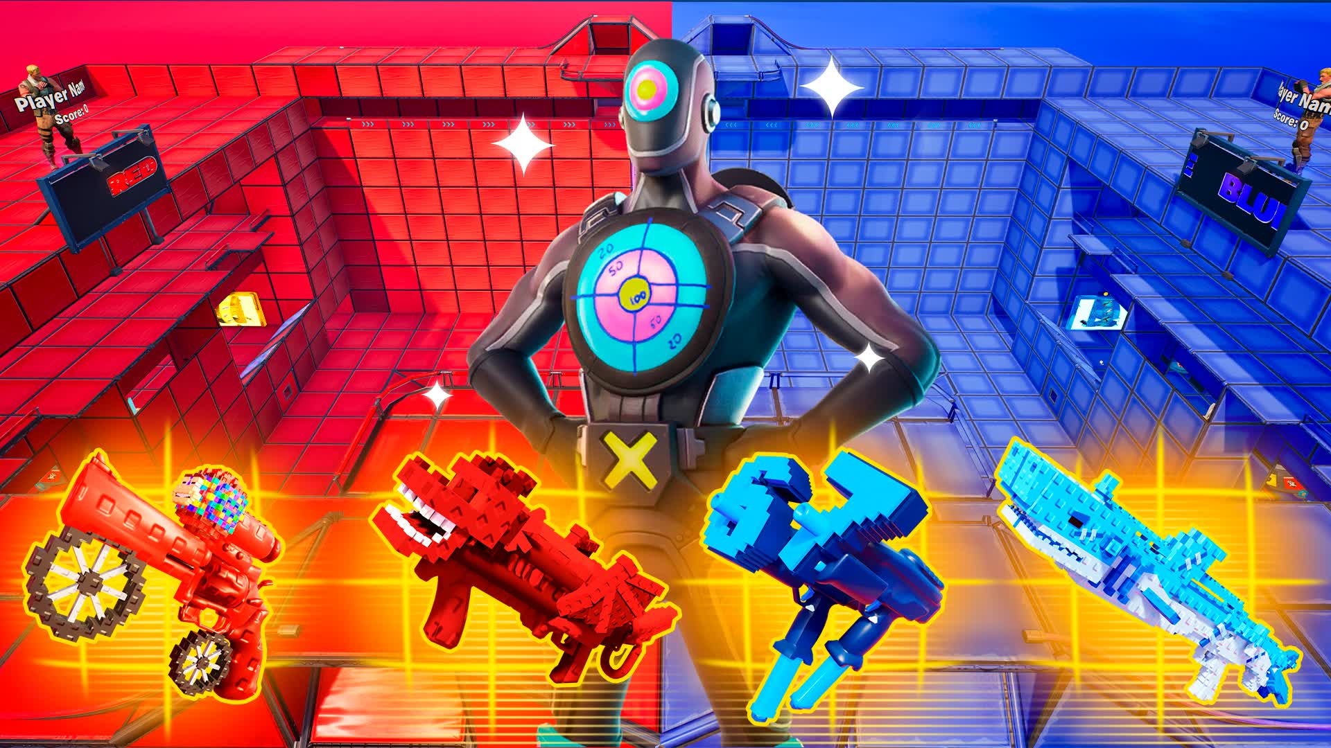 Bots vs Brainrot - Red vs Blue 🔴🔵