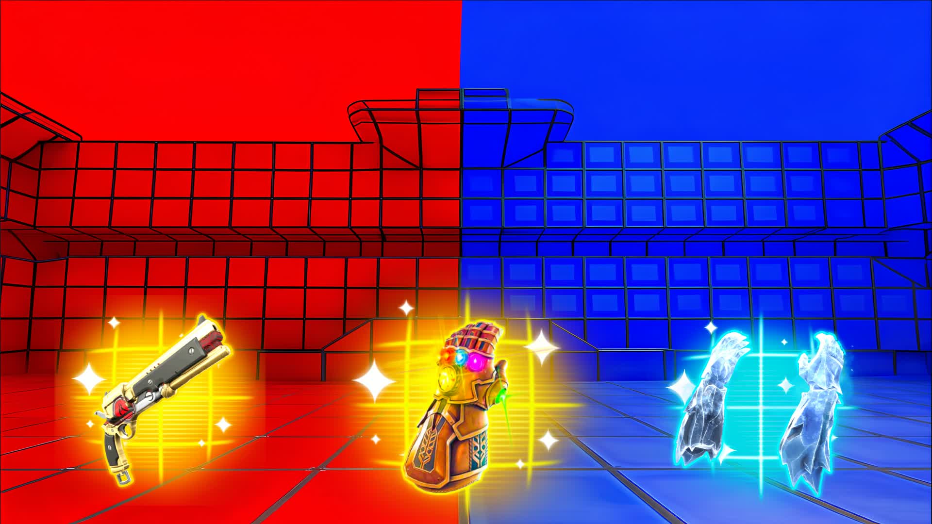 CRAZY RED VS BLUE🔴🔵 676767 6268-5763-4415 by pixeldrift - Fortnite