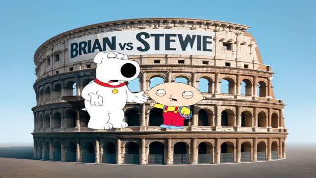 Capture 1 – Stewie Vs Brian - In the Colosseum