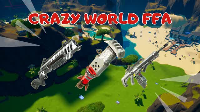 đ€Ș CRAZY WORLD FFA đ€Ș ALL GUNS