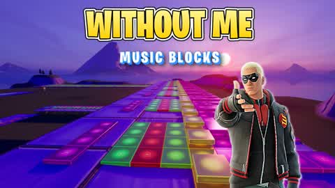 Without Me Music Blocks Cover