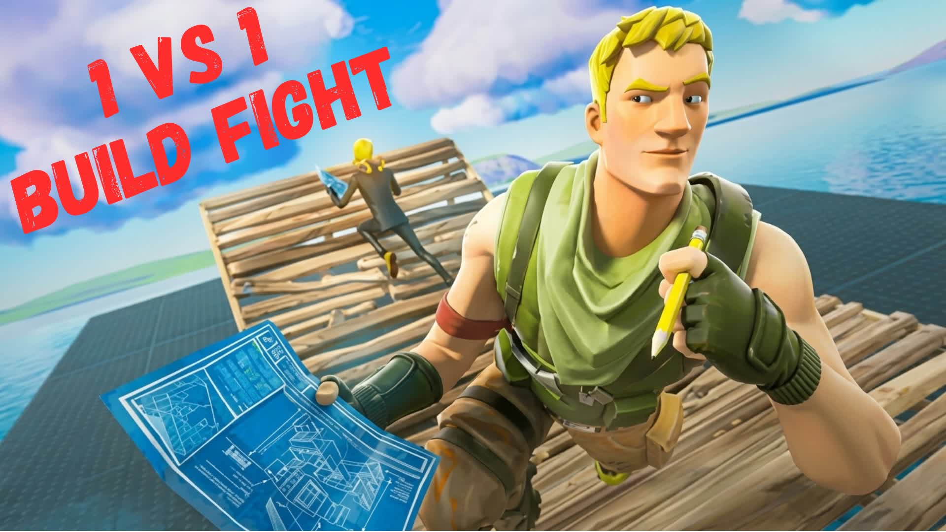 EASY 1 vs. 1 BUILD FIGHTS — Fortnite island 1138-5475-4214 by Ben-FN7
