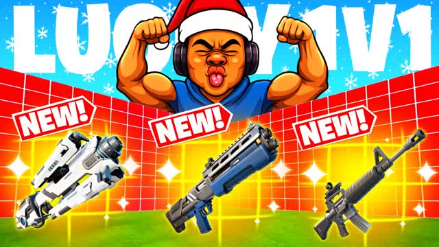 Lucky 1V1 With Every Gun and rides pvp