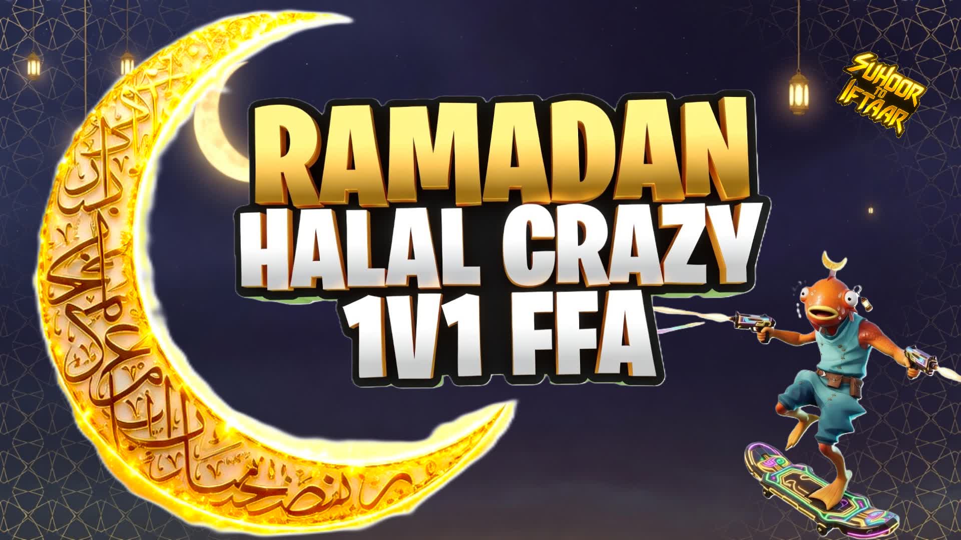 RAMADAN HALAL CRAZY 1V1 FFA ALL GUNS