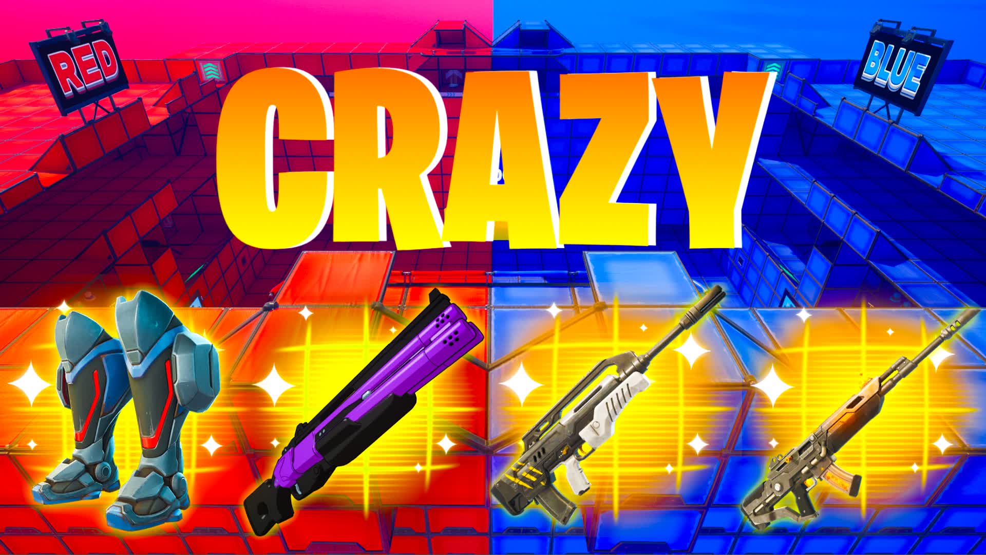 CRAZY RED VS CRAZY BLUE 🔴🔵