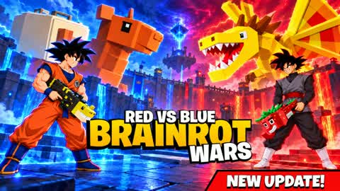RED VS BLUE BRAINROT WARS 🔴🔵