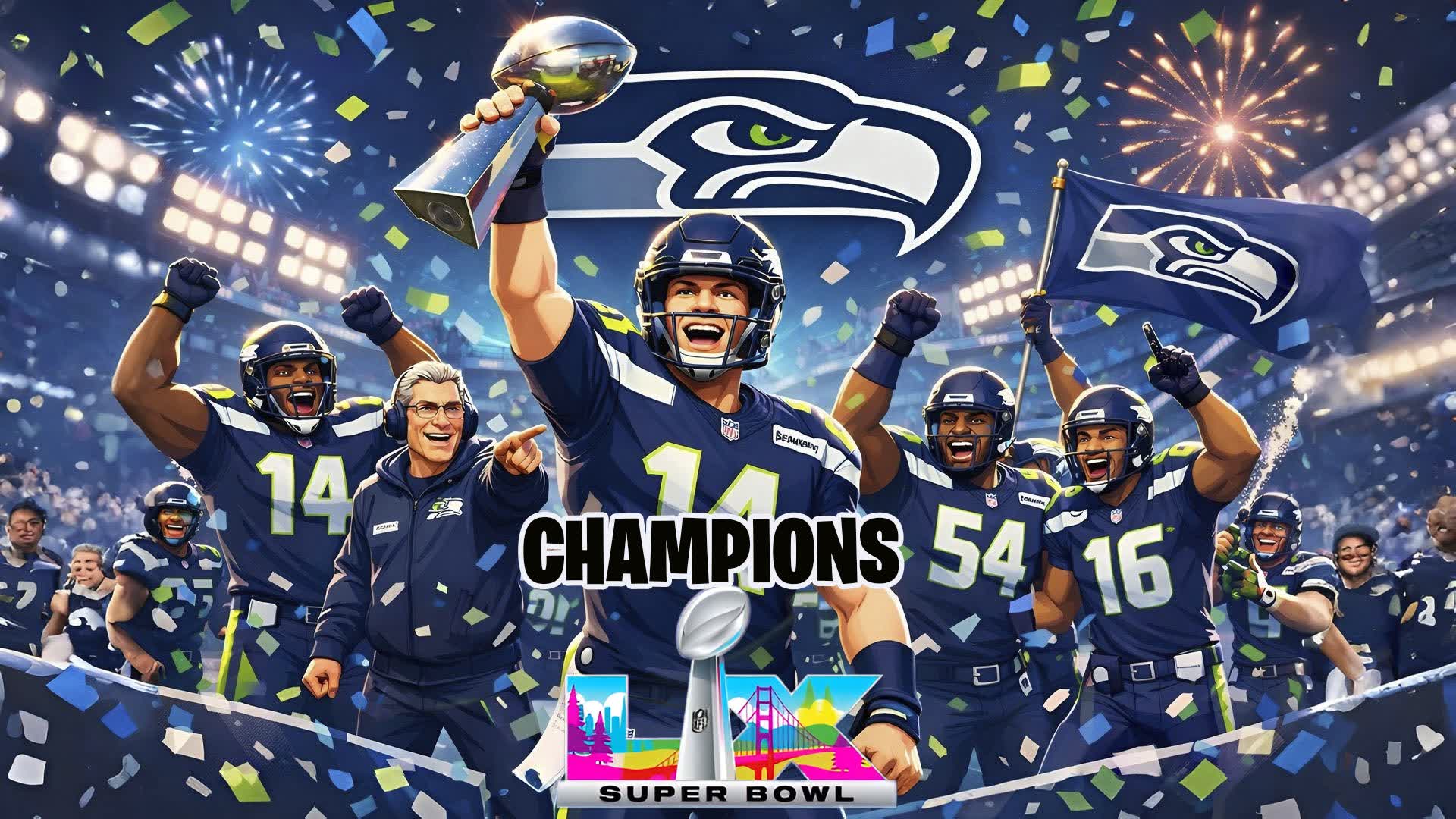 シアトル シーホークス チャンピオンズ スーパーボウル