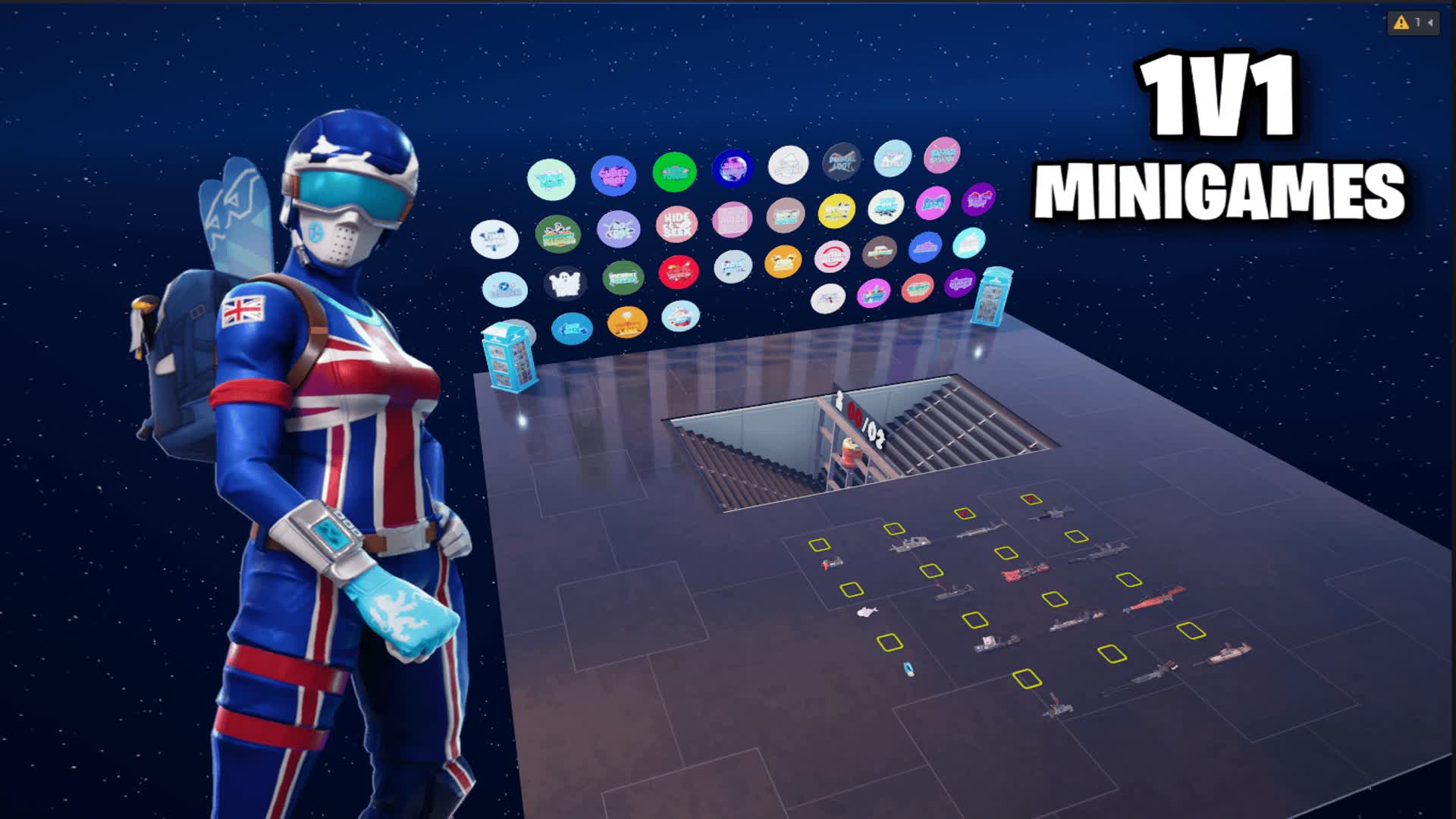 1V1 MINIGAMES 🎯 BUILD FIGHTS 👑