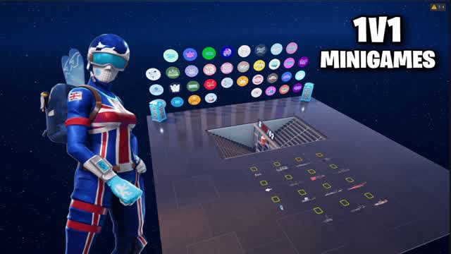 1V1 MINIGAMES 🎯 BUILD FIGHTS 👑