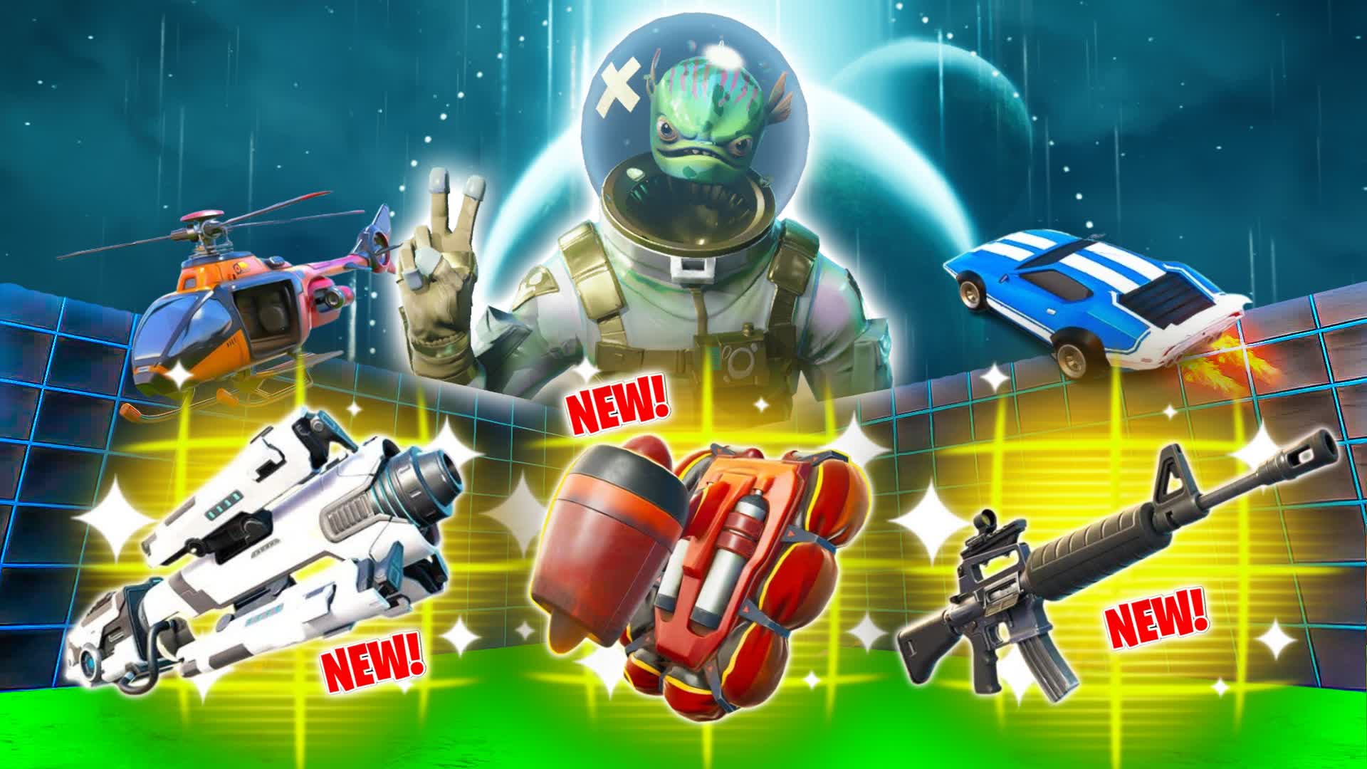 NEW WORLD 1V1 FFA - ALL WEAPONS & RIDES