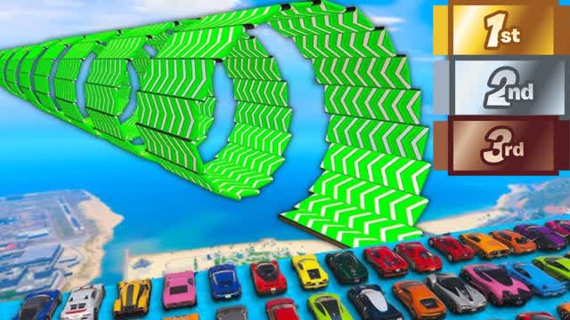 🚗extreme ramp car parkour