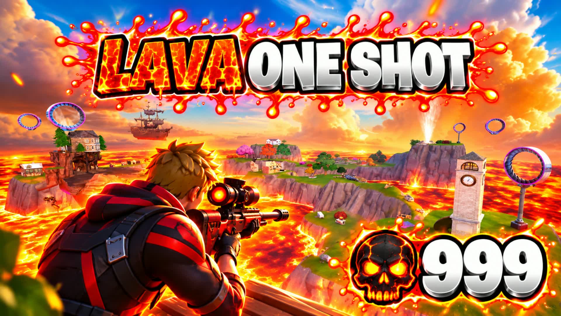 🌋 FLOOR IS LAVA: ONE SHOT 🎯