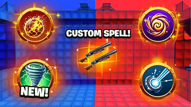 CUSTOM SPELL RED VS BLUE 🔴🔵