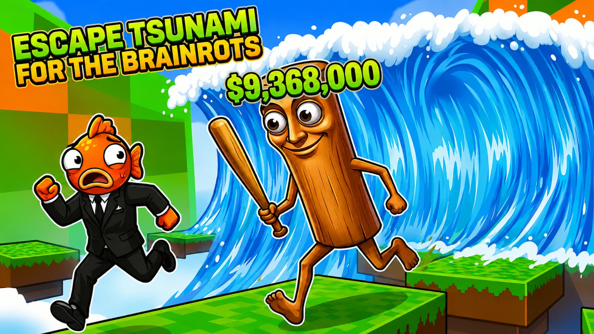 SURVIVE TSUNAMI FOR BRAINROT
