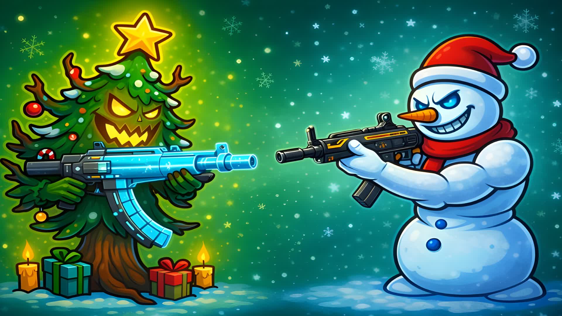 BREAK TIME - WINTER GUN GAME🎯 *K3MMAL*