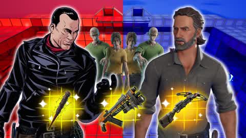 🧟‍♂️ SUPER TWDU RED VS BLUE 🔴🔵