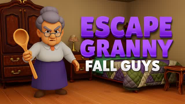 ESCAPE FROM GRANNY🔒FALL GUYS