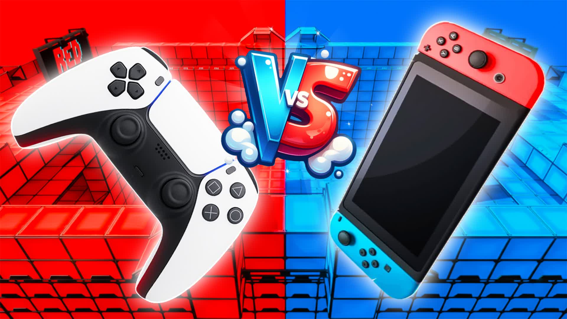 CONS0L VS SWITCH🌈RED VS BLUE🔴🔵
