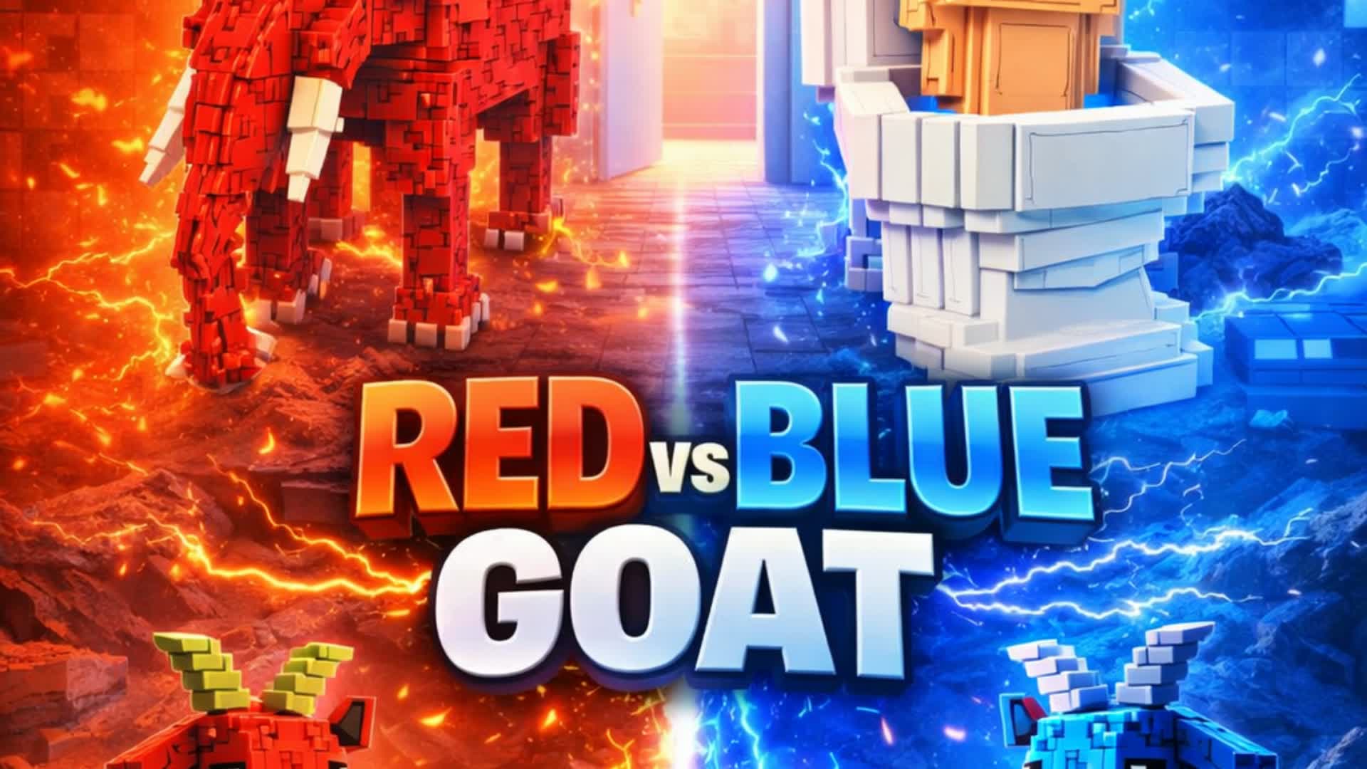 ストロベリーレッド vs ブルー 🔴🔵