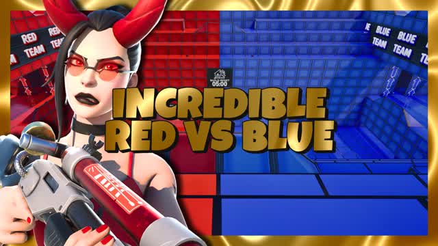 INCREDIBLE RED VS BLUE
