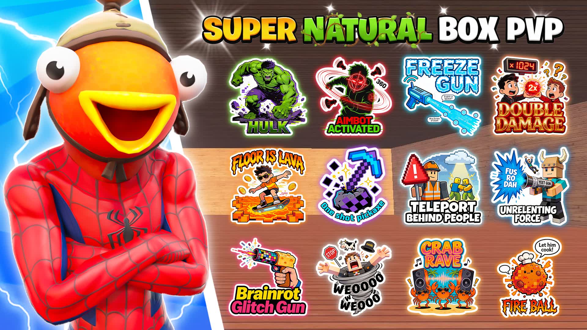 🔥🌳 SUPER NATURAL BOX PVP!