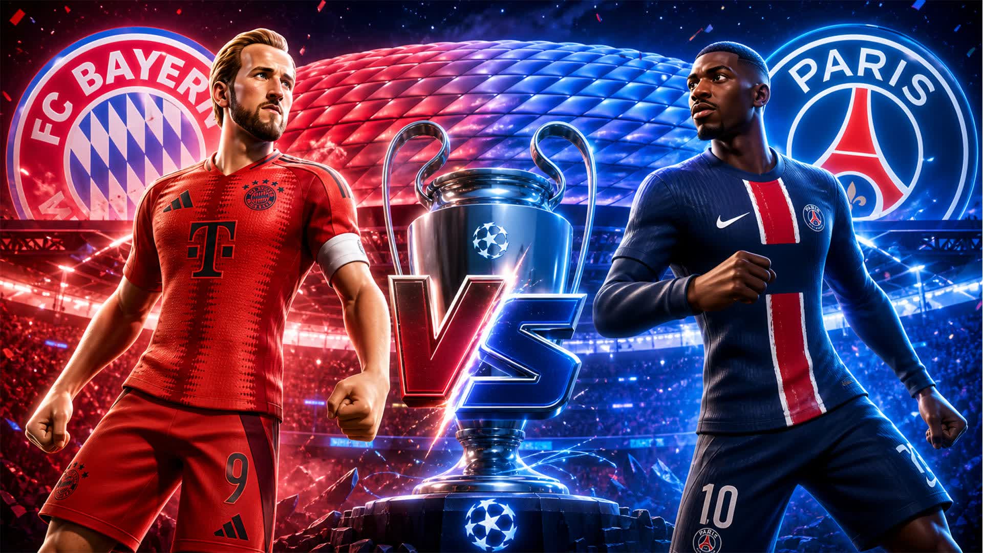 BAYERN vs PSG ⚽️🏆 UEFA CHMPIONS LEAGUE
