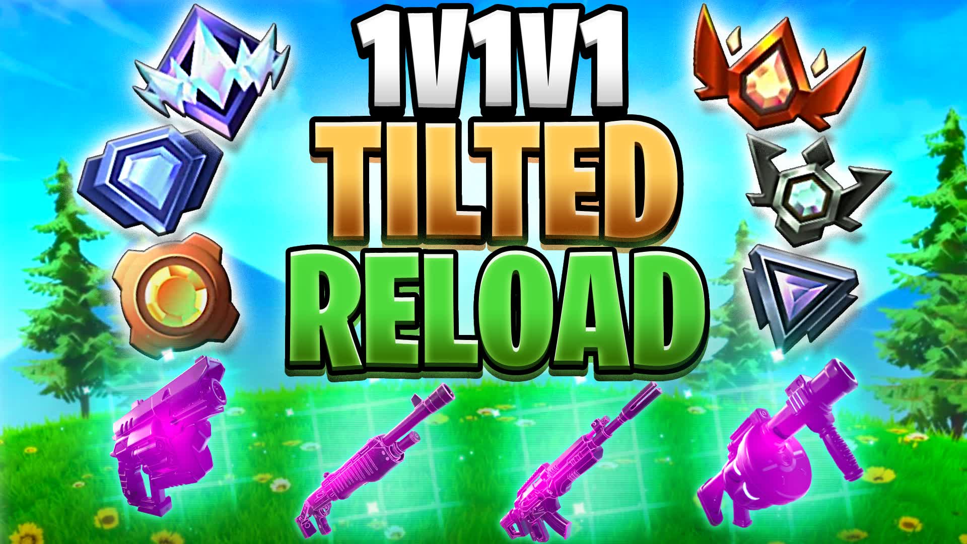 CRAZY TILTED 1V1V1 RELOAD 💥تلتد