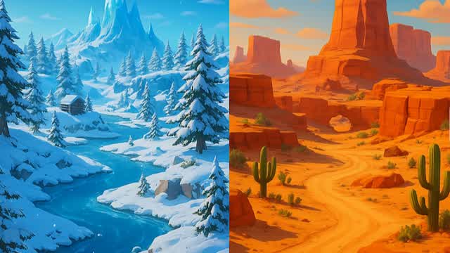Desert V Snow