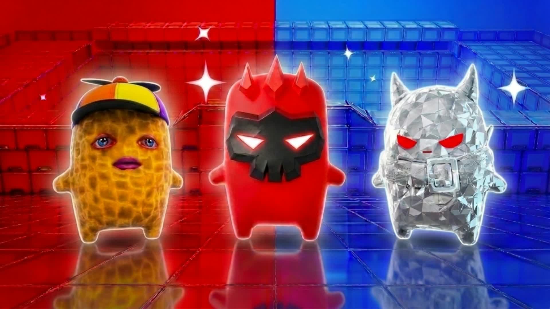 SUPER CRAZY FUN RED VS BLUE 🔴🔵HAPPY