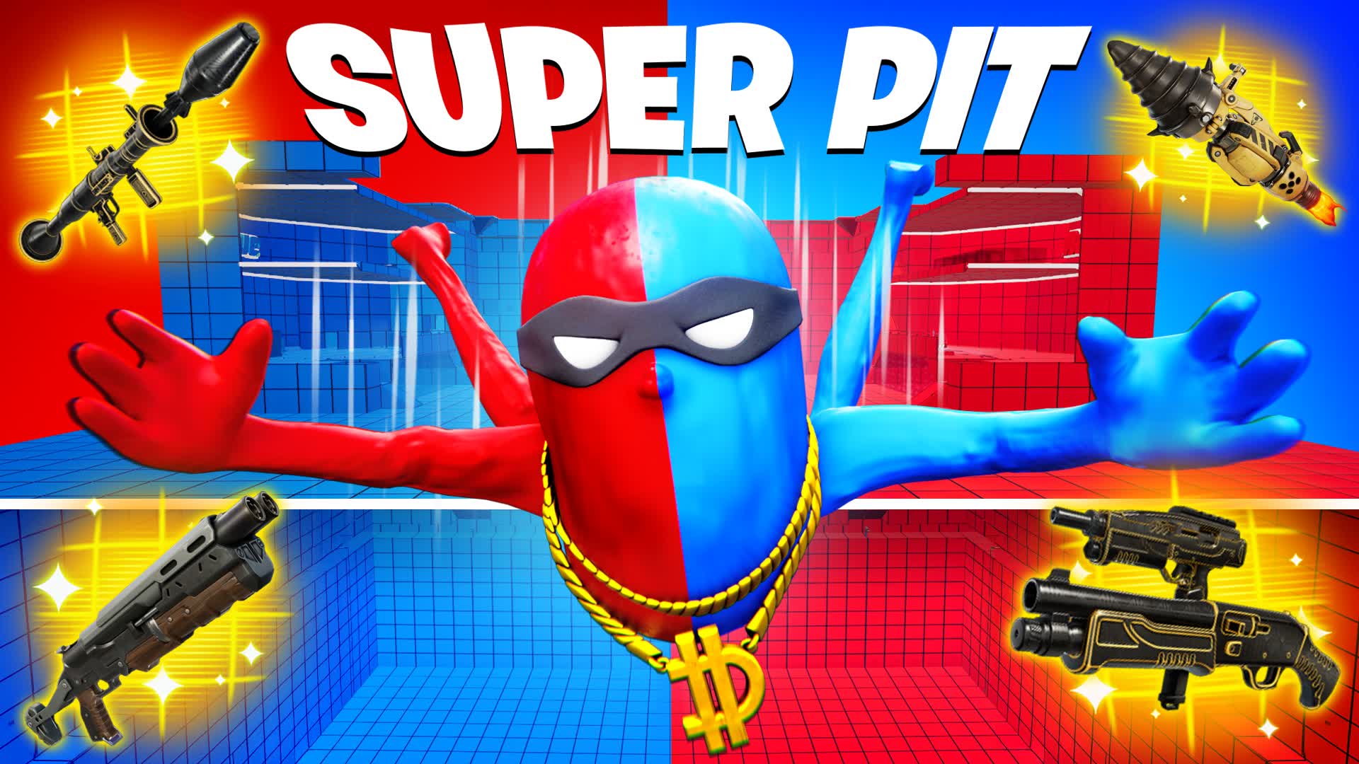 SUPER PIT - RED VS BLUE🔴🔵