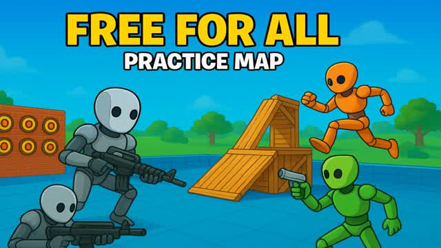 1v1 Free for all Practice Map