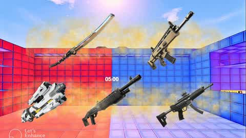 Super Red Vs Blue Team Fights