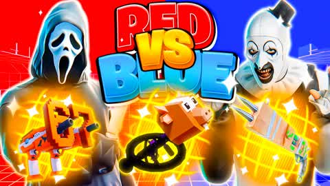 🎃GHOSTFACE VS TERRIFIER|RED VS BLUE🔴🔵