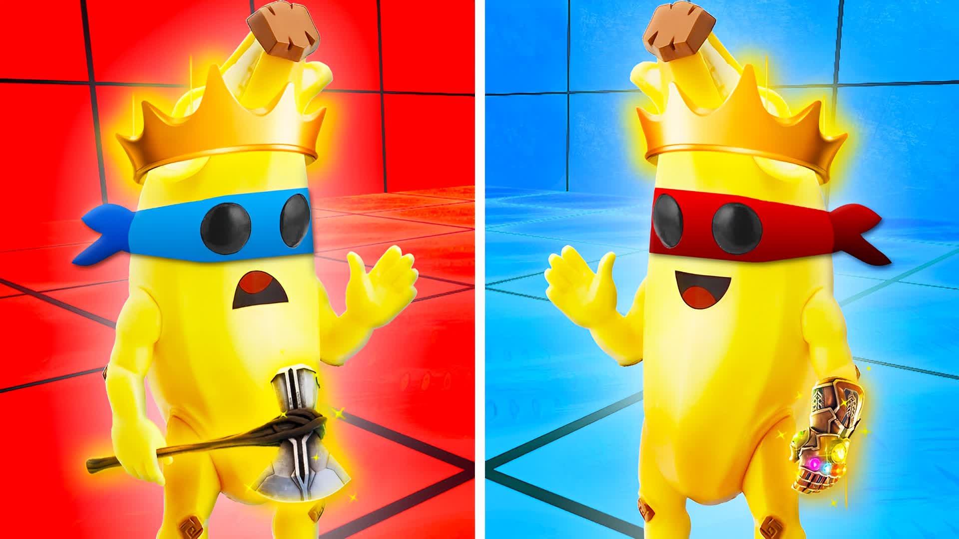 GOATED RED vs BLUE 🐐 5055-9050-4281 by grrs - フォートナイト