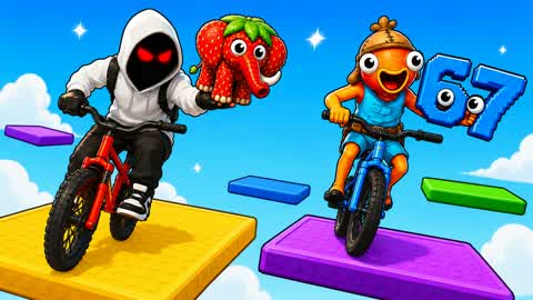 Bicycle Parkour For Brainrot