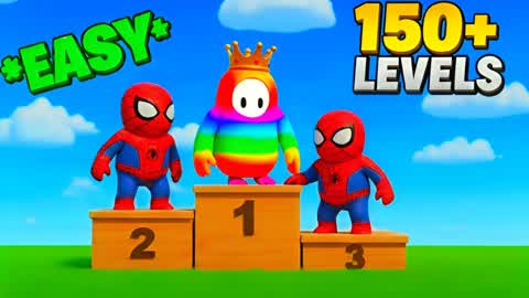 ⭐ FALL GUYS PARKOUR OBBY 150+