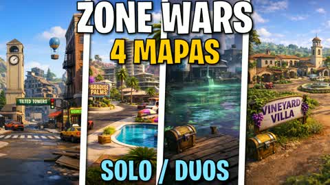 ZONE WARS: 4 CITIES | SOLO AND DUOS
